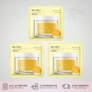 NEOGEN Bio-Peel Gauze Peeling Lemon – Brightening Exfoliating Pads 3 pads